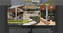 Desktop Screenshot of patioliving.com.au