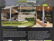 Tablet Screenshot of patioliving.com.au